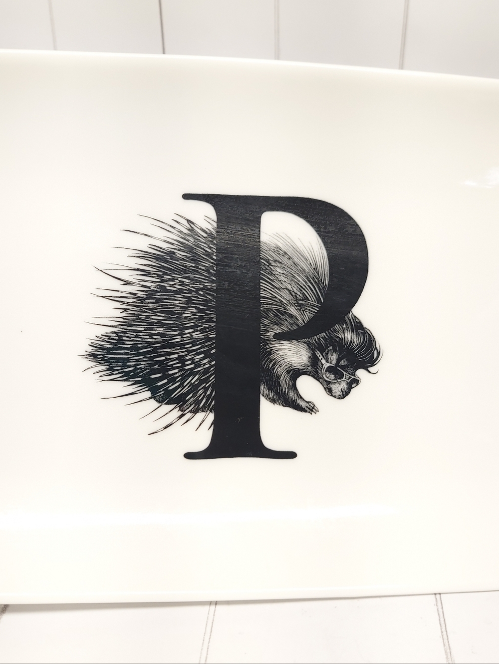 WILLIAMS SONOMA Rory Dobner "P" Pompadour Porcupine Tidbit Tray